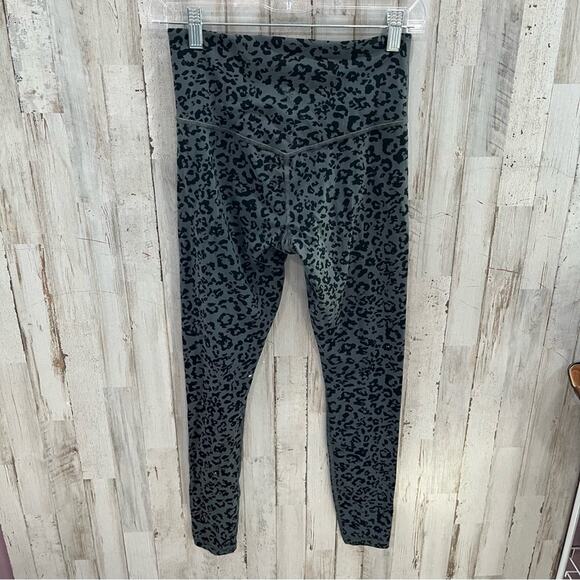 Athleta Leopard Elation Ultra High Rise Tight,Anthracite Grey S #501019 - Picture 6 of 11